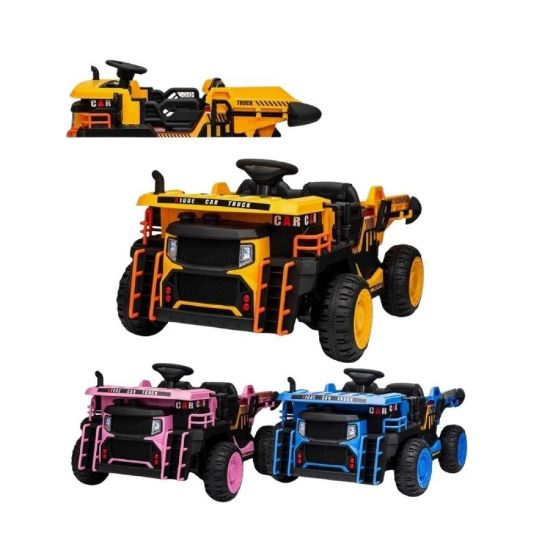 صورة سيارة أطفال كهربائية شاحنة حفار